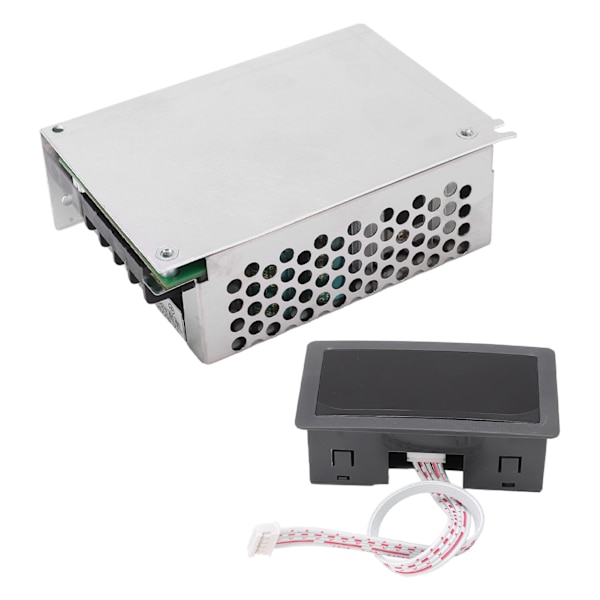 DC-motorregulator Mjukstart och stopp PWM-motorvarvtalsregulator med digital displaypanel DC12‑80V