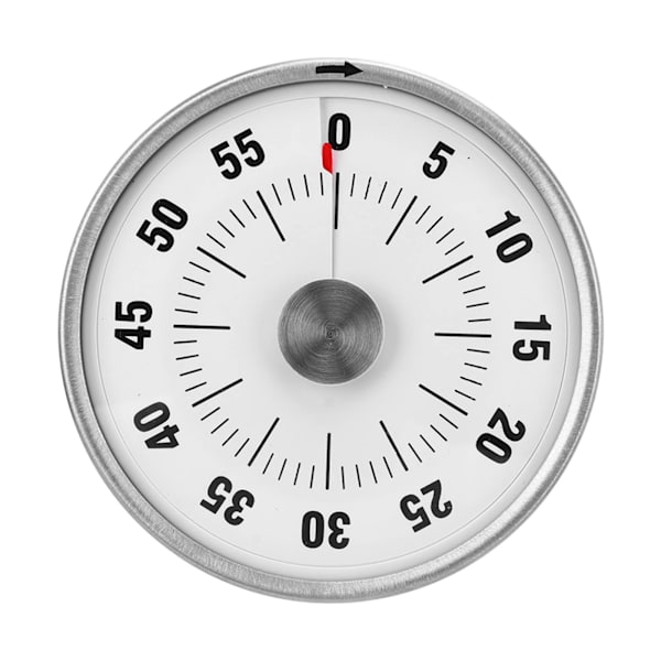 Visuel timer 60 minutters magnetisk mekanisk visuel nedtællingstimer med indtrækkeligt stativ til madlavningseksamen sovetid