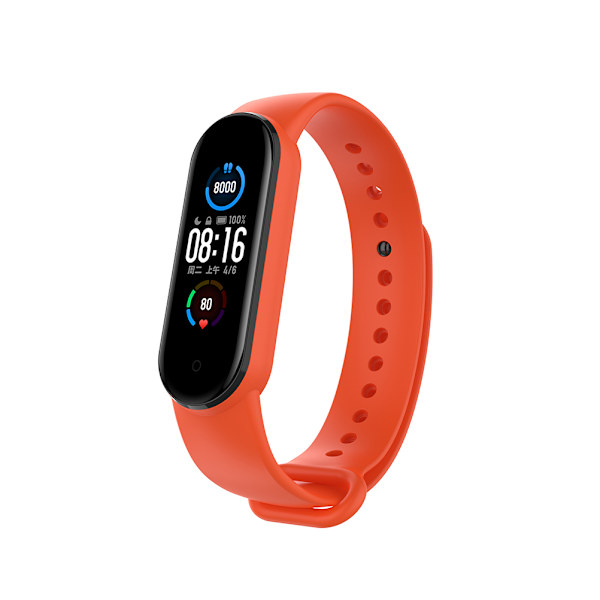 Blødt silikone-armbånd til erstatning af urbånd til Mi Band 5