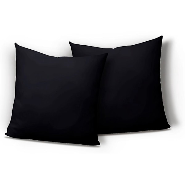 Vedenkestävä Pohjoismainen Tyyli Tyynynpäällinen (2 kpl, Musta, 50*50cm)