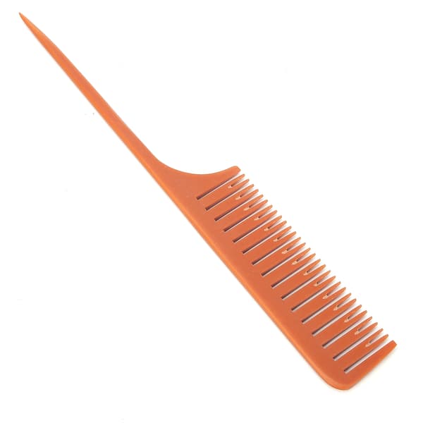 Hårfärgning Highlight Tail Comb Antistatisk Hårsektioneringsfärgkam för Hårsalong (Brun)