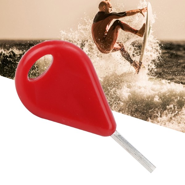 Surfbrættilbehør Surffin-nøglesæt til FCS-finner surfingudstyr (rød)