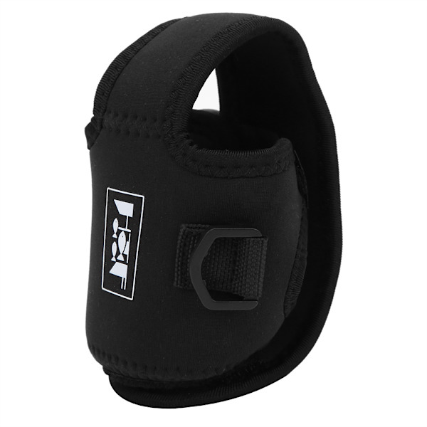 Svart Long Casting Fishing Reel Bag Vattentät Andas Nylon Wheel Pouch Tillbehör Svart
