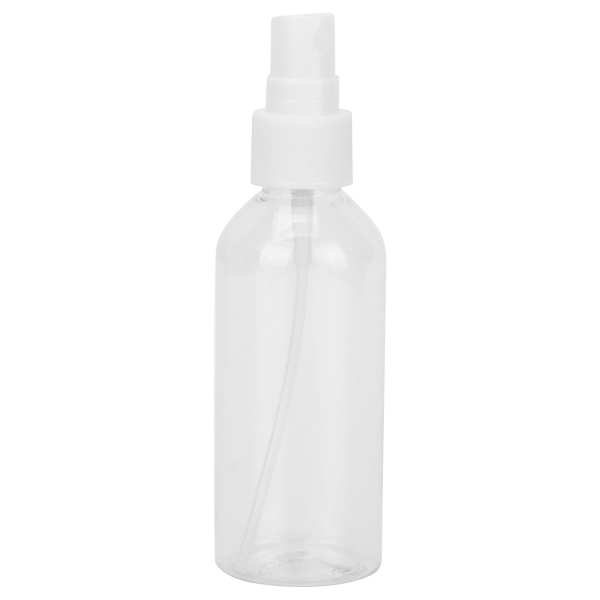 Mini tom rejsesprayflaske gennemsigtig genopfyldelig fin tåge kosmetisk sprayflaske 100 ml