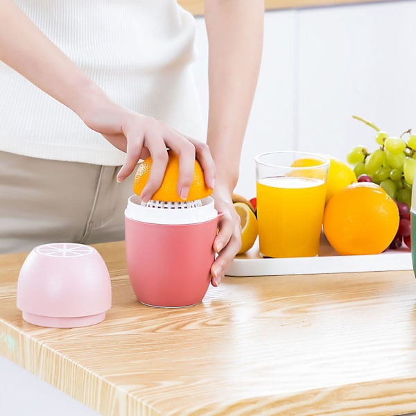 Manuel Citrus Juicer Citronpresser, Frugtpresser Citroner/Lime/Appelsin/Grapefrugt - Pink