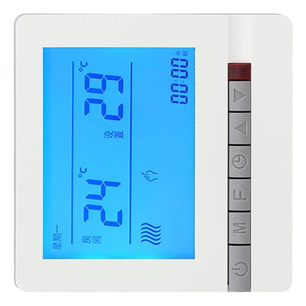 Termostat LCD-skjerm Høynøyaktig temperatursensor Overopphetingsbeskyttelse Temperaturkontroller