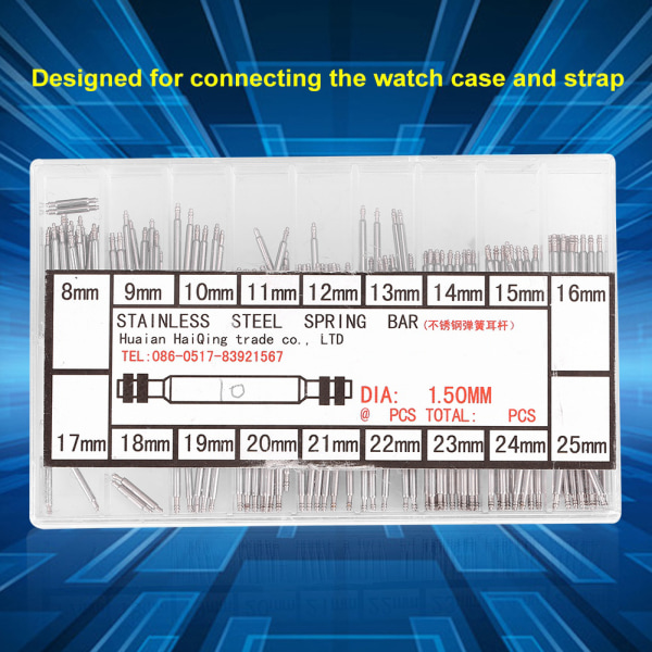Urbælte i rustfrit stål Fjederforbindelsesstang Armbåndsurrem Fastgøringsstift Reparationsværktøj 10#