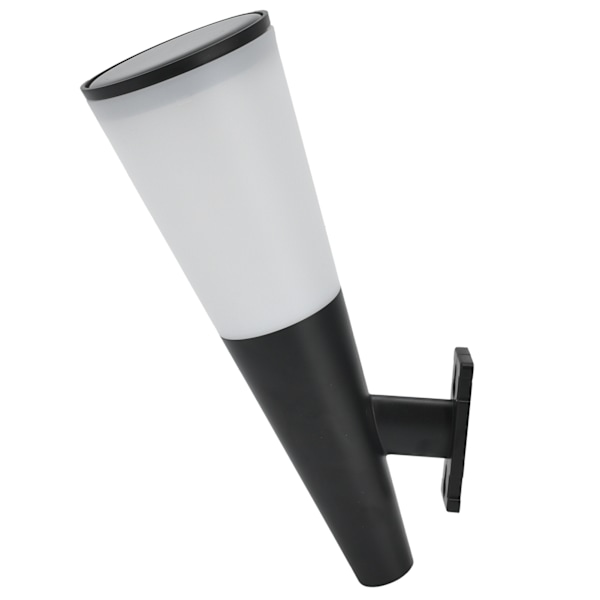 Solar vegglampe LED 2-farget lys IP65 vanntett for utendørs gårdsplass korridor hage trappegate