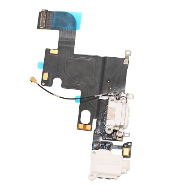 Flexkabel för laddningsport för telefon med antenn, hörlursport och mikrofonfunktion för iPhone 6 Plus, vit