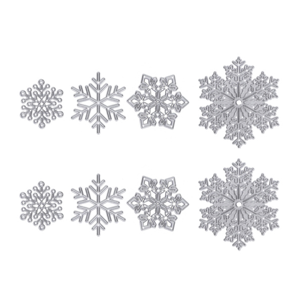 2 Set Metallskärningsform Stencil DIY Prägling Kolstål Papperskärmningskortmall