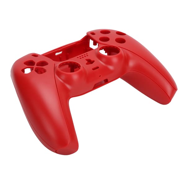 Udskiftning af spilcontroller-husdæksel med skruetrækker til PS5 Gamepad-rød