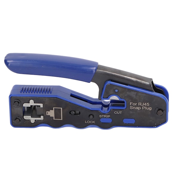 RJ45 Crimp Tool Kit Pass Through All in One Ethernet Crimper for Cat5e Cat6 Cat6a 8P8C Modular Connector Crimping