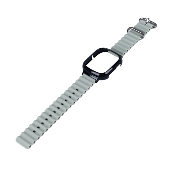 Klockarmband i silikon med inbyggt PC-fodral, trendigt justerbart armband för Honor 4, ljusgrön