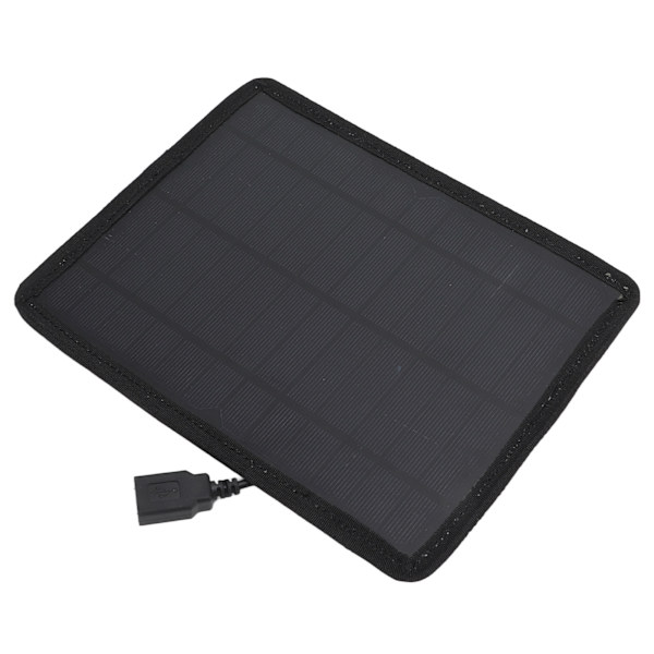 5,3 W:n aurinkopaneeli, 6 V:n USB-lähtö, matala vaimennus, naamioitu monokiteinen aurinkokennoakku, laturi ulkoilmatkalle