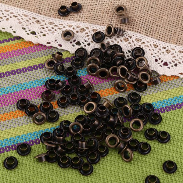Metallmaljer for lærverk DIY Scrapbooking Sko - Pakke med 100 4mm