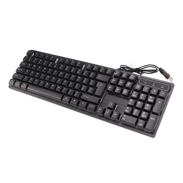 Tastatur Farverigt Lys Stabilt 104 taster Suspenderet Keycap Kablet Mekanisk Gaming Keyboard