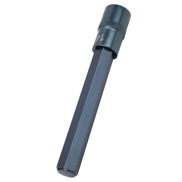 Skrutrekkerhylse sekskantbits i legeringsstål forlenget skrutrekker skiftenøkkeltilbehør 150 x 14 mm