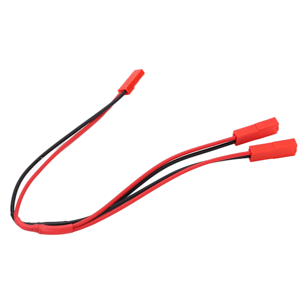 JST-pluggsplitter JST hann-hunn Y-kabel 1 hunn til 2 hann parallell adapterkabel for RC-bil, fly og båter