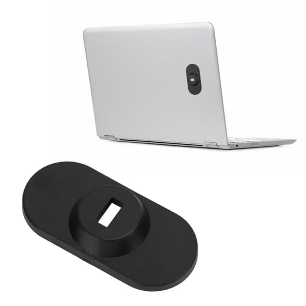 Tyverisikring Laptop Ankerplade - Sort POM Sikkerhed til Notebook, Skærm og Telefon