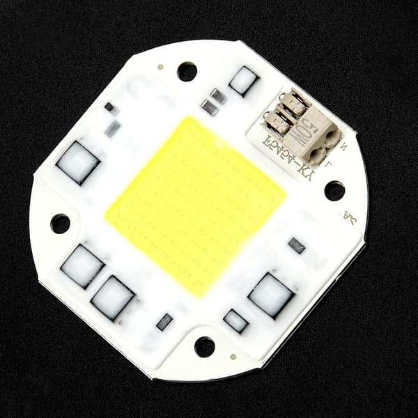 AC100-260V 50W Kald Hvit Høyeffekts Integrert Chip Lyskilde COB Perle Spotlight Pære