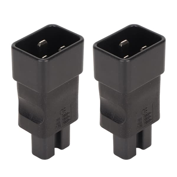 2st IEC320 C20 till IEC320 C15 Strömadapter Professionell Standard Koppar Dator Strömadapter