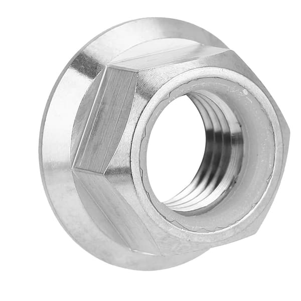 1 stk M5 M6 M8 M10 M14 Titanlegering Flenslåsmutter for Sykkel Motorsykkel (M10X1.25)