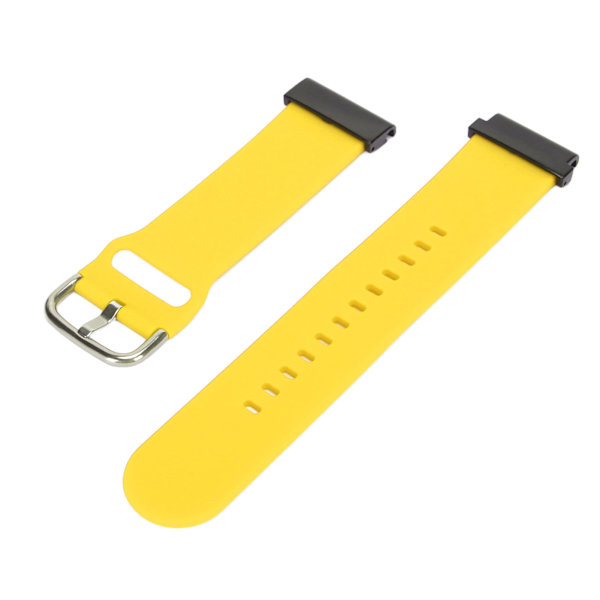26 mm silikonklokkerem Fleksibel justert erstatningsarmbåndsrem for Fenix ​​7X 6X 5X Gul