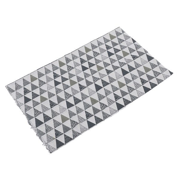 Linnetyg Geometrisk Triangel Bomull Linne Tryck Blandat Linne Bordsduk Soffa Tyg