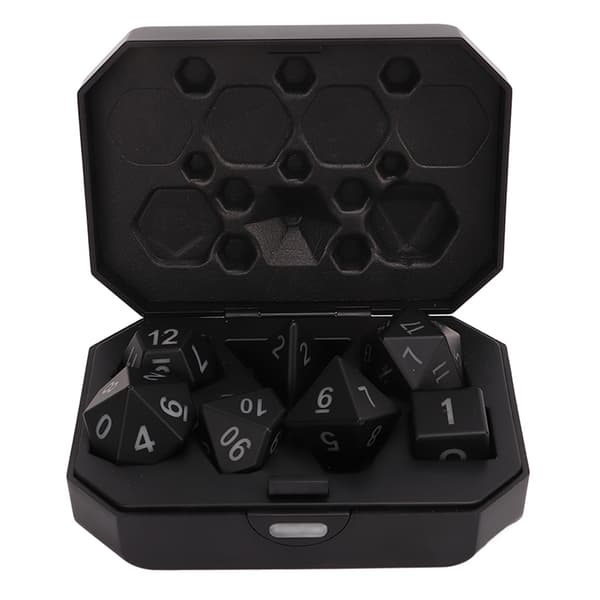 7 stk. lysende terninger vanntette LED-lysbrikker misfarging oppladbare terninger for bordspill KTV
