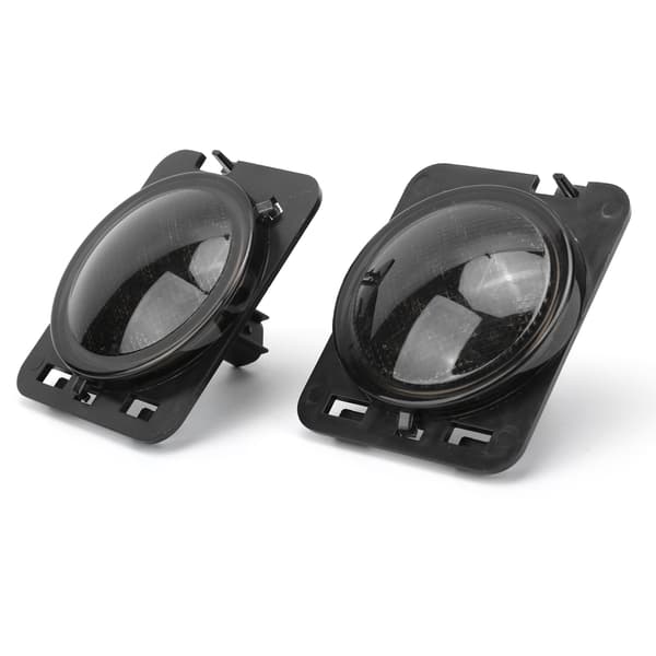 DC 12V LED Side Marker Lys med Røyfarget Linse, Erstatning for Jeep Wrangler JK JKU 2007‑2018