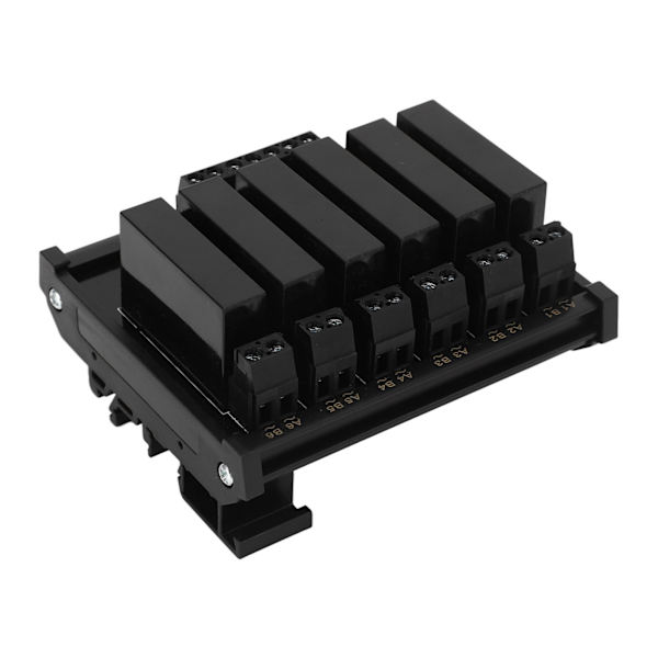 6-kanals DC til AC solid state-relé 3-32VDC inngang 5-8A 24-480VAC last solid state-relé SSR-modul