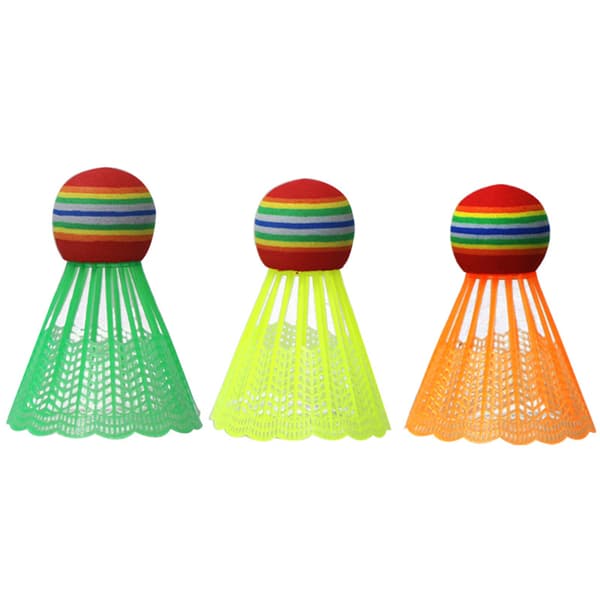 1 Par Barn Badmintonracket Ferroalloy Barn Badmintonracket med Bollar Träningsracketar