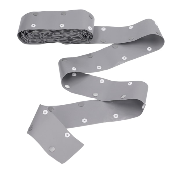 Kabelskyddshylsa flamskyddsmedel brandskyddad PVC POM-knappkabelhylsa rör strömkabelskydd 10m/393,7in