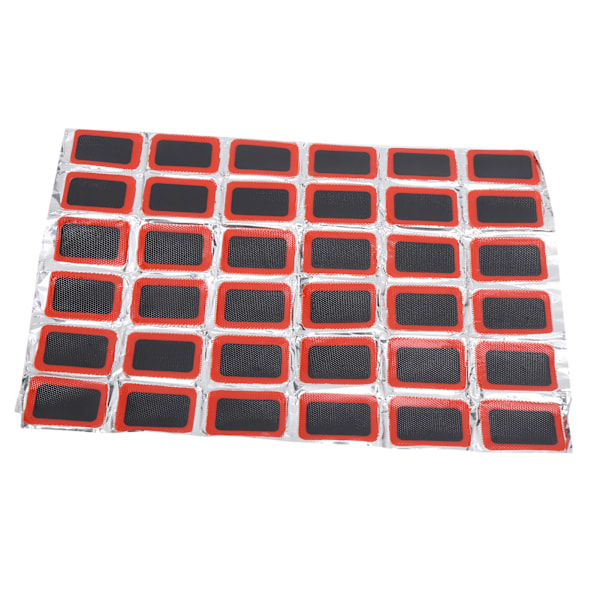 48 st Cykel Däck Gummi Patch Kit med Lim Cykel Däck Inner Tube Punktering Reparation Patch
