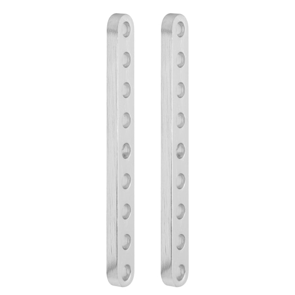 1 par 3102-0009-0072 flat bjelke 9 hull 4 x 8 x 72 mm tilbehør til robotstruktur
