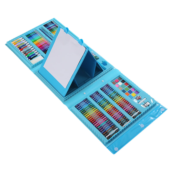 208 kpl Lasten piirustussarja Sarjakuvasuunnittelu Valikoima kirkkaita värejä Multi värikynät sinisen värjäämiseen