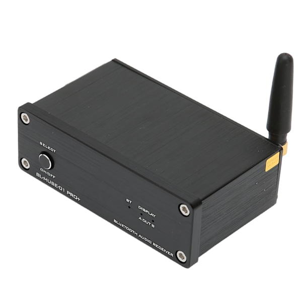 Bluetooth 5.1 Effektforsterker Lavt Tapsfri Kraftig Dekoding Format Hjemmelydforsterker 110‑240V Svart EU-plugg