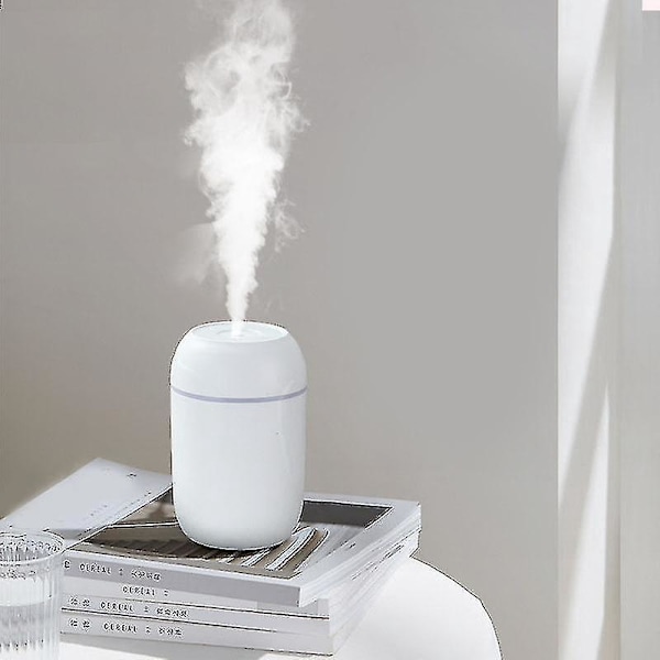 220ml USB Luftfukter Med 2 Modus Tåke LED Nattlys Luftfukter Tåkelegger Med Timer