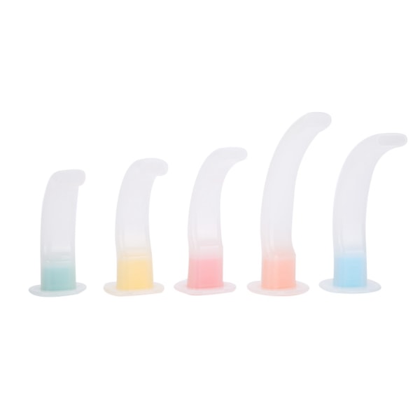 9 stk Engangs førstehjelp Oral Air Way Guedel Airway Tube Gassguiderør for pasienter