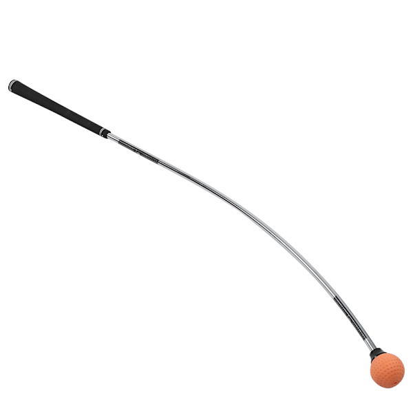 Golf Curve Swing Stick A363 Orange Gummi Putting Trener Treningsutstyr Innendørs