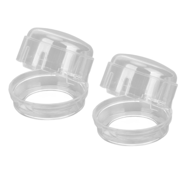 2 stk Gasskomfyr knottdeksler Barnesikkert gasskomfyr knottdeksler Protector for Home KitchenTransparent