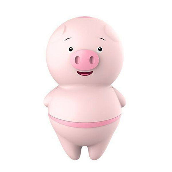 Piggy Clitoral slikkelegetøj Sutter Vibrerende Vandtæt Reducer træthed Sødt tunge Clit legetøj