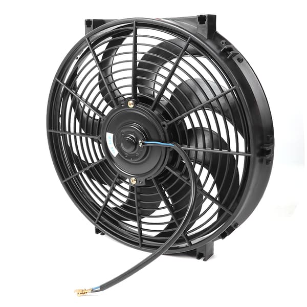 14in Elektrisk Slim Radiator Køleventilator Samling 12V Universal Dele med Monteringssæt
