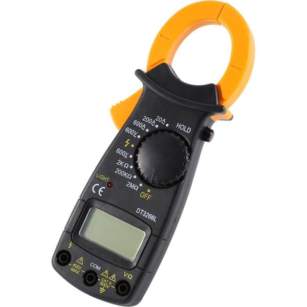 DT-3266L Digital Klämmätare Multimeter 600A AC/DC Ström Voltmeter Amperemeter Klämmätare