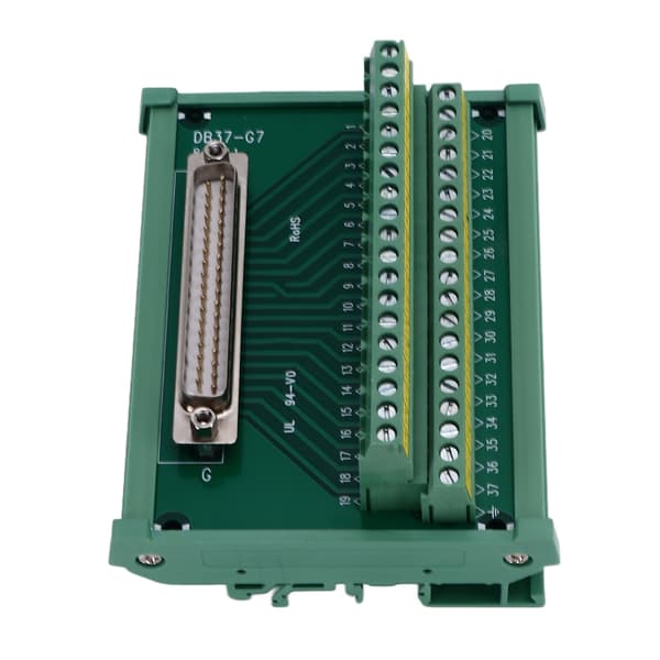 Liitinlevysovitinmoduuli PCB Breakout Suora uros kuorella DC 60V DB37‑G7