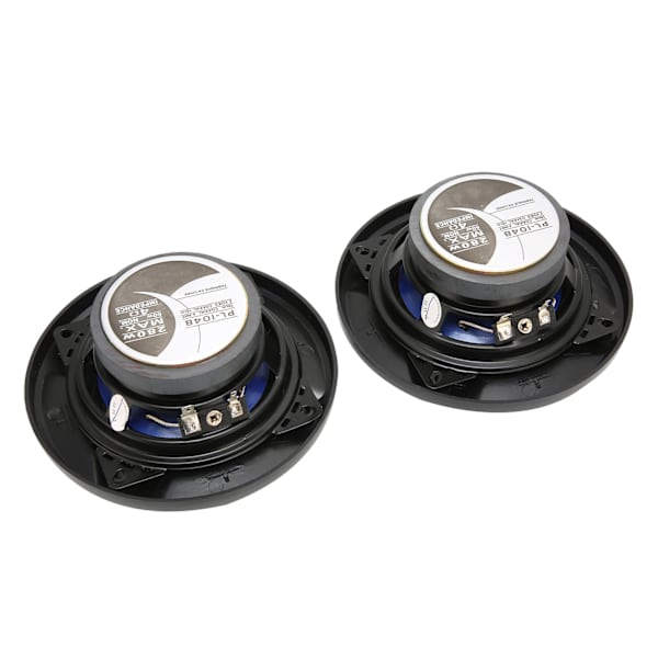 2 st 4in bilhögtalare HiFi-ljud 280W fullfrekvensbas 4 ohm koaxiala bilmodifierade stereohögtalare