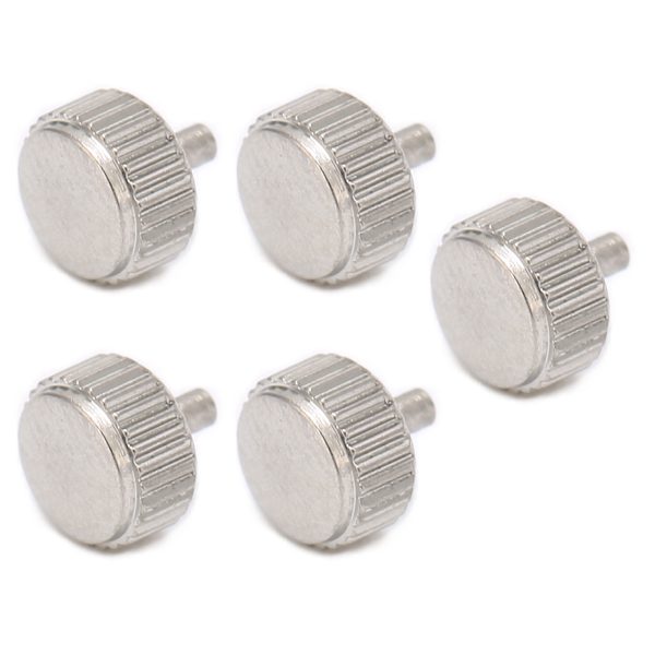 5 st klockkronor Hållbar Robust Lätt Silver Armbandsur Reparationsverktygssats 5mm