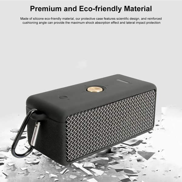 Skyddsfodral kompatibelt med EMBERTON Bluetooth-högtalare silikonfodral
