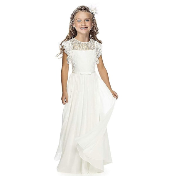 Elegant Blomsterpige Kjole til Bryllup Pageant, Alder 1-124