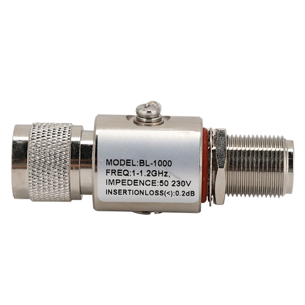 BL-1000 1-1,2 GHz N-hane till N-hona överspänningsskydd Full Band Lightning Arrester Protection